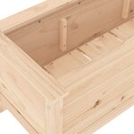 vidaXL Lit surélevé de jardin 199 5x40x39 cm bois de pin massif