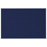 vidaXL Couverture lestée Bleu 122x183 cm 9 kg Tissu
