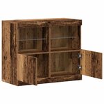 vidaXL Buffet Marron 81 x 37 x 67 cm Bois d'ingénierie