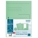Paquet de 25 chemises 2 rabats SUPER 250 Contact - 24x32cm EXACOMPTA