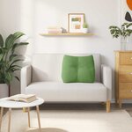vidaXL Coussin de Dos Vert clair 60 x 24 x 50 cm Velours