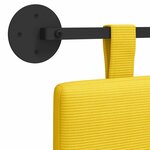 vidaXL Tête de lit suspendue Tissu en velours côtelé