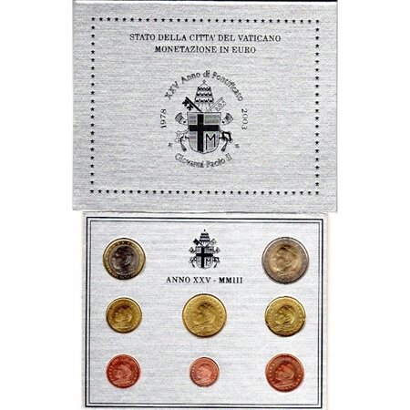 Coffret série euro BU Vatican 2003