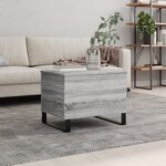 vidaXL Table basse Sonoma gris 60x44 5x45 cm Bois d'ingénierie