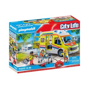 PLAYMOBIL 71202 - Ambulance avec effets lumineux et sonore
