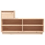 vidaXL Armoire à chaussures 110x34x61 cm Bois de pin massif