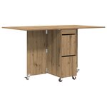 vidaXL Table à dîner 2 Pièces 140 x 80 x 77 cm Bois d'ingénierie