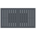 vidaXL Set de salle à manger de jardin 7 pièces en acier anthracite