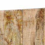 vidaXL Tête de lit 180 cm bois de manguier brut massif