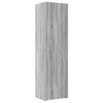 vidaXL Buffet haut sonoma gris 50x42 5x185 cm bois d'ingénierie
