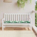 vidaXL Coussin de banc de jardin Vert 200 x 50 x 4 cm Tissu Oxford