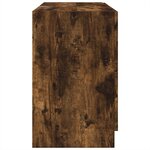 vidaXL Meuble d'évier chêne fumé 78x37x59 cm bois d'ingénierie