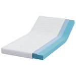 vidaXL Matelas Blanc 100 x 200 cm Mousse à mémoire de gel