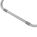 vidaXL Chaises inclinables de terrasse lot de 2 acier gris