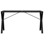 vidaXL Pieds de table à manger cadre en Y 140x60x73 cm acier