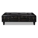 Banc banquette long de rangement 111 x 34 x 37 cm marron 02_0021254