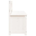 Banc banquette 110 x 41 x 76 5 cm bois de pin massif blanc 02_0010517