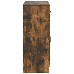 vidaXL Buffet Chêne fumé 66 x 34 5 x 87 cm Bois d'ingénierie