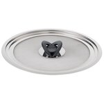 Tefal couvercle anti-projection ingenio - inox - 24/30 cm