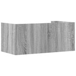 vidaXL Étagère murale sonoma gris 70 5x35x30 5 cm bois d'ingénierie