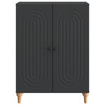 vidaXL Buffet Noir 66 x 34 5 x 90 cm Bois d'ingénierie