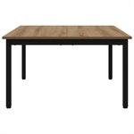 vidaXL Table basse Chêne artisan 80 x 80 x 45 cm Bois d'ingénierie