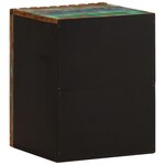 vidaXL Armoire murale de salle de bain 38x34x48cm bois massif d'acacia