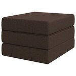 vidaXL Canapé-lit pliable 90 x 67 x 45 cm Taupe
