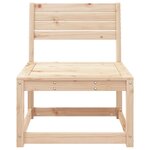 vidaXL Canapé de jardin bois de pin massif