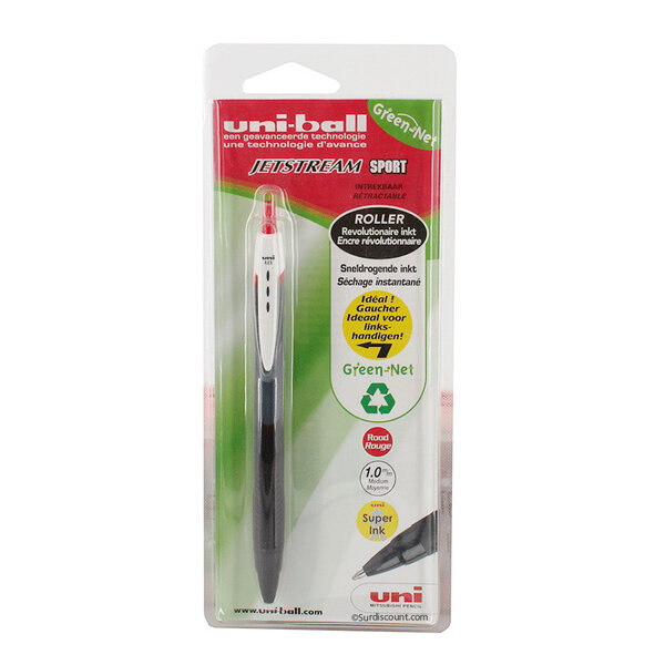 Stylo rouge jetstream ideal gaucher - uni-ball
