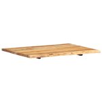 vidaXL Dessus de table Bois d'acacia massif 80x(50-60)x2 5 cm