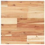 vidaXL Dessus de table carré 40x40x2 cm bois massif d'acacia
