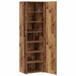 vidaXL Haut Armoire 2 Pièces Bois ancien 50 x 42 5 x 185 cm