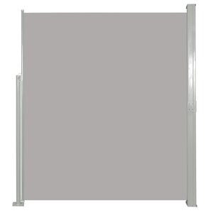 vidaXL Auvent latéral rétractable 160 x 500 cm Gris
