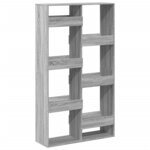 vidaXL Bibliothèque sonoma gris 100x33x175 cm bois d'ingénierie