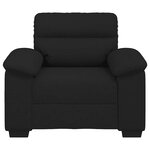 vidaXL Fauteuil noir 100x81x84 cm tissu