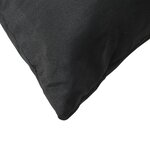 vidaXL Coussins de palette 3 Pièces noir tissu