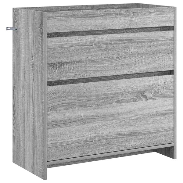 vidaXL Meuble sous lavabo de salle de bain Sonoma gris