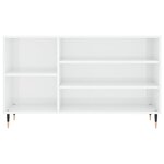 vidaXL Armoire à chaussure Blanc brillant 102x36x60 cm Bois ingénierie