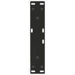 vidaXL Pieds de table basse en forme de V  2 pièces  noir  40 x (30-31 3) cm  acier