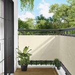 vidaXL Écran de balcon 90 x 200 cm Oxford alu enduit de PU