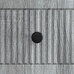 vidaXL Meuble TV Sonoma gris 102 x 34 5 x 50 cm Bois d'ingénierie
