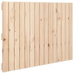 vidaXL Tête de lit murale 95 5x3x60 cm Bois massif de pin