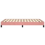 vidaXL Cadre de lit Rose 120x200 cm Velours