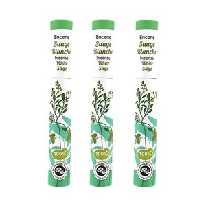 Encens sauge blanche 90 bâtonnets de 30 min