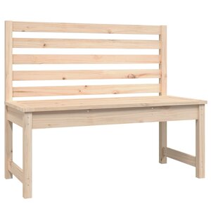 vidaXL Banc de jardin 109 cm bois massif de pin