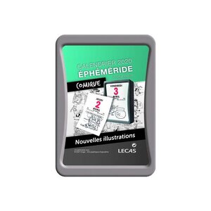 Bloc éphéméride Comique 6 x 9 cm à coller LECAS