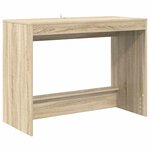 vidaXL Bureau de lit Chêne Sonoma Bois d'ingénierie 100 x 45 x 75 cm