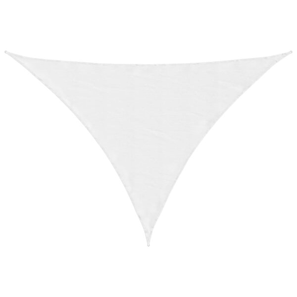 vidaXL Voile de parasol tissu oxford triangulaire 5x6x6 m blanc