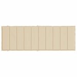 vidaXL Coussin de chaise longue beige 186x58x4 cm tissu oxford